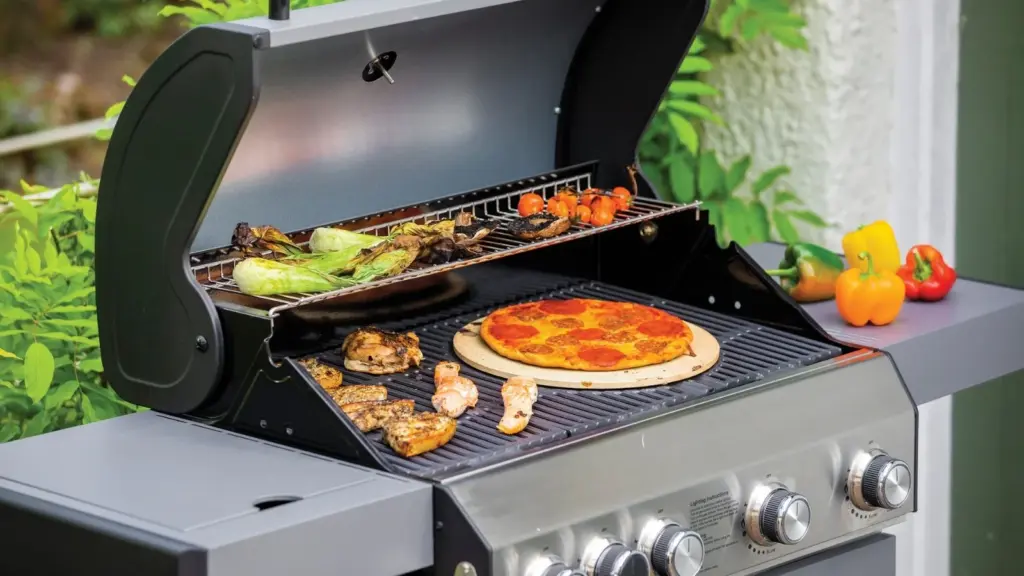 Grillstream BBQs are known for their innovative double-layered grilling system that reduces flare-ups and enhances cooking performance.