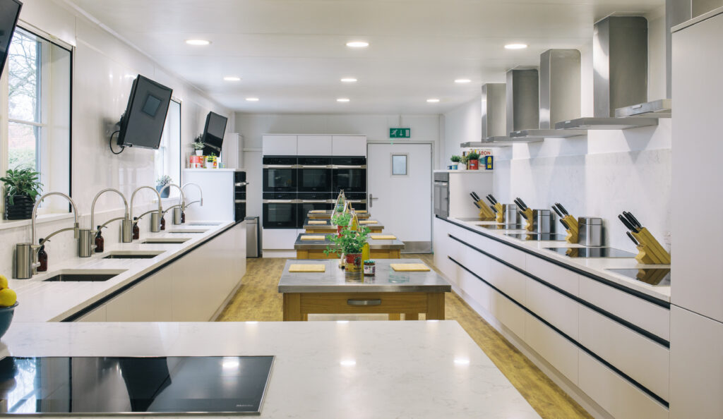 Situated in the heart of Suffolk, The Food Hub Cookery School is located within the picturesque Kenton Hall Estate.