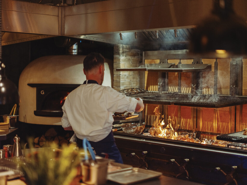 Another of Tomos Parry’s much-talked-about restaurants is Mountain. Following the success of BRAT, the buzzy, Michelin-starred establishment opened its doors on Beak Street, Soho in 2023.