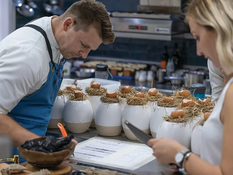 It has been quite a culinary journey already for Jean Delport, cooking Michelin-starred food inside, but drawing his inspiration from outside. RUPERT BATES reports.