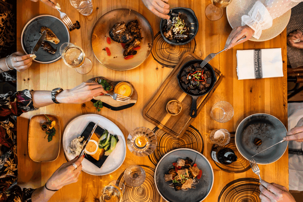 Set within the 63 acres of Hampshire’s 17th century, five-star Lainston House hotel, The Wellhouse prides itself as being one of the only UK restaurants where every dish on the menu is smoked or cooked by woodfire.