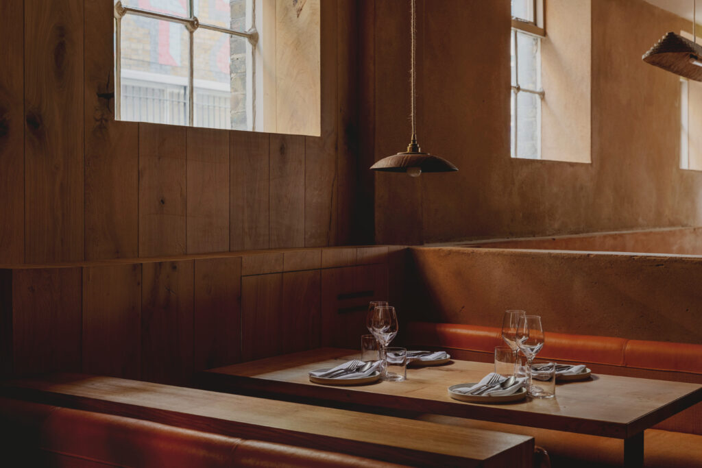 Manteca, based in Shoreditch, East London and co-founded by Chris Leach and David Carter, is a restaurant built around hand-rolled pasta, whole-animal butchery and open-fire cooking.
