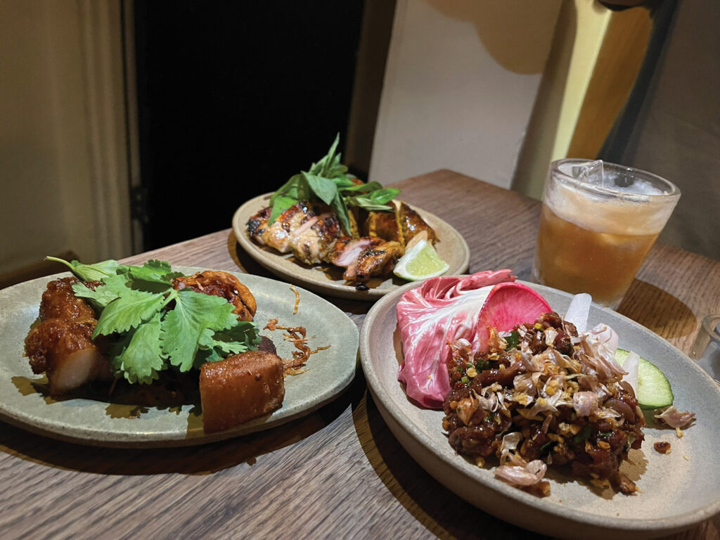 From the Super 8 group that includes the likes of other London must-go’s like BRAT and Mountain, is Kiln: a small but mighty Soho restaurant serving punchy Thai small plates cooked over fire.