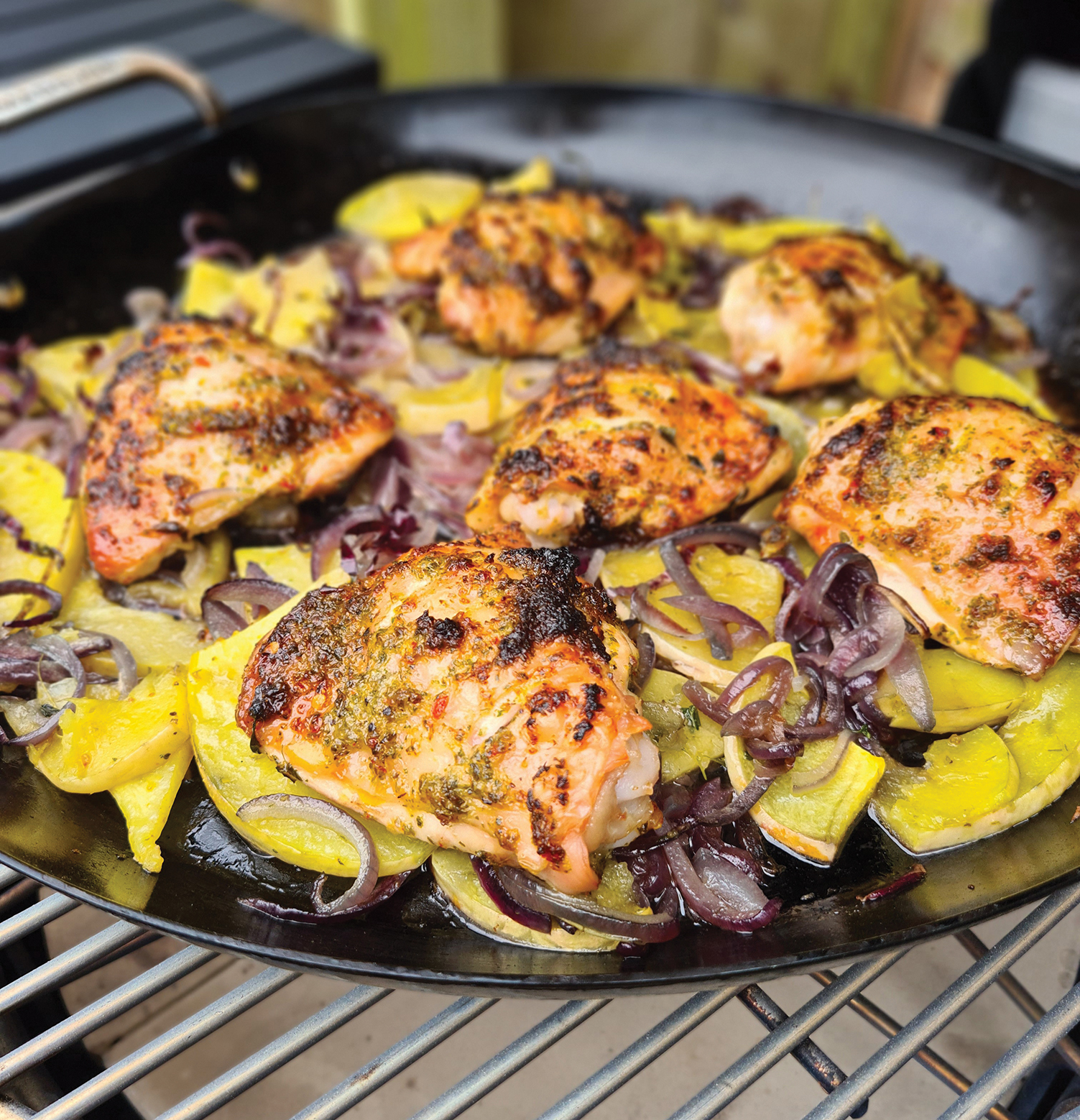 Chimi Chimi Chicken with Butternut Squash - The BBQ Magazine