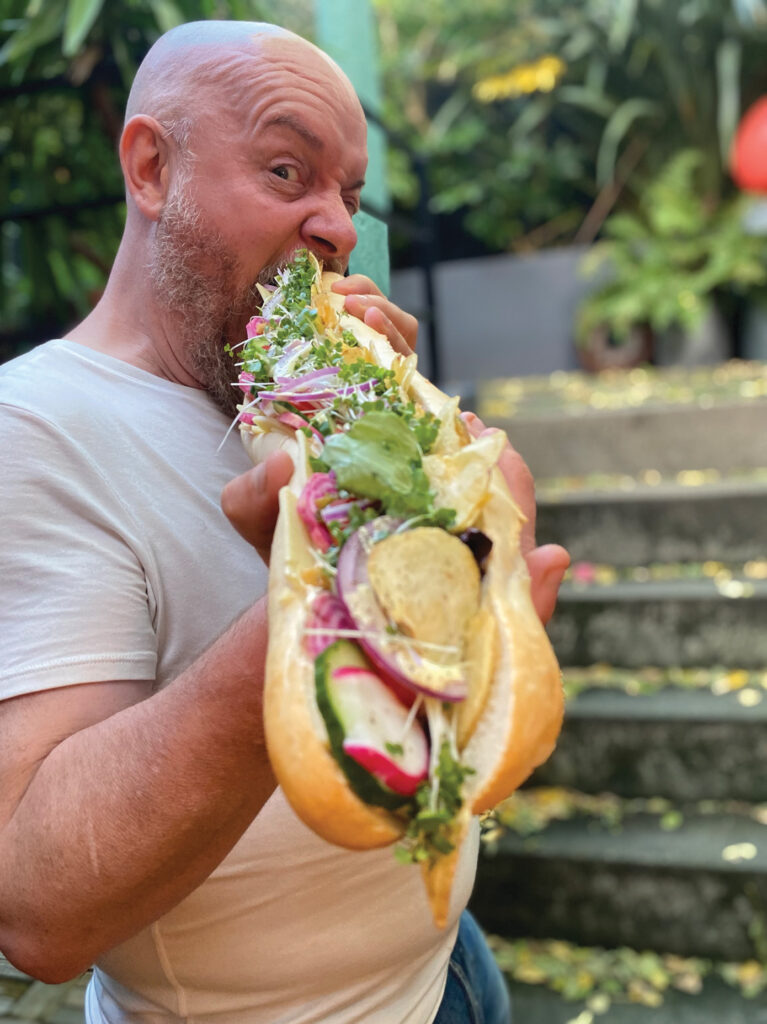 The world of food and fire throws up many great characters with a love of cooking. Add comedy, anarchy and the ability to hack any snack and you get George Egg. RUPERT BATES reports.