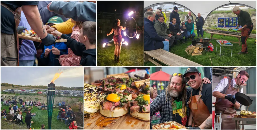 Big flavours, bold fires and brilliant local makers. From fiery demos to cosy fire pits, it’s the ultimate autumn gathering.