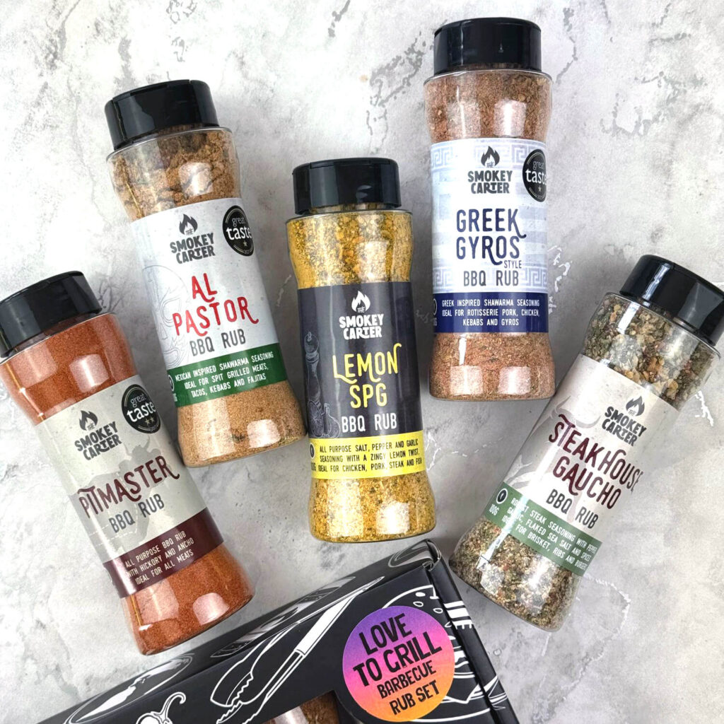 Based in Cheshire, The Smokey Carter, founded in 2013 is an award-winning producer specialising in world inspired BBQ rubs, seasonings, sauces and gifts.
