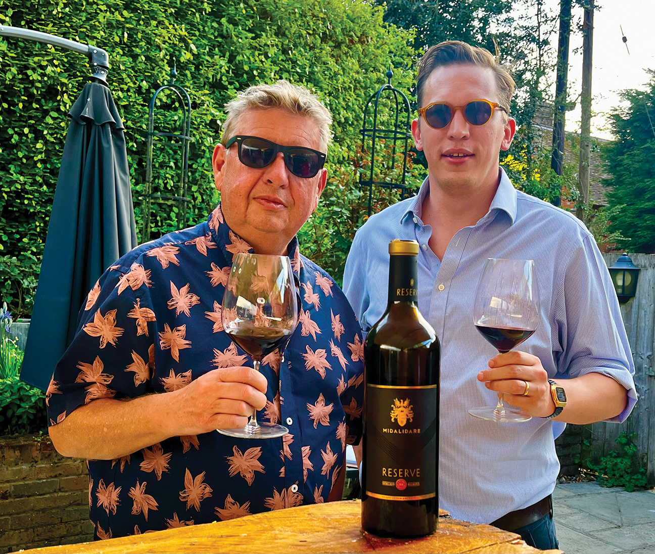 Roger Jones with Harry Furse of Rock House Drinks