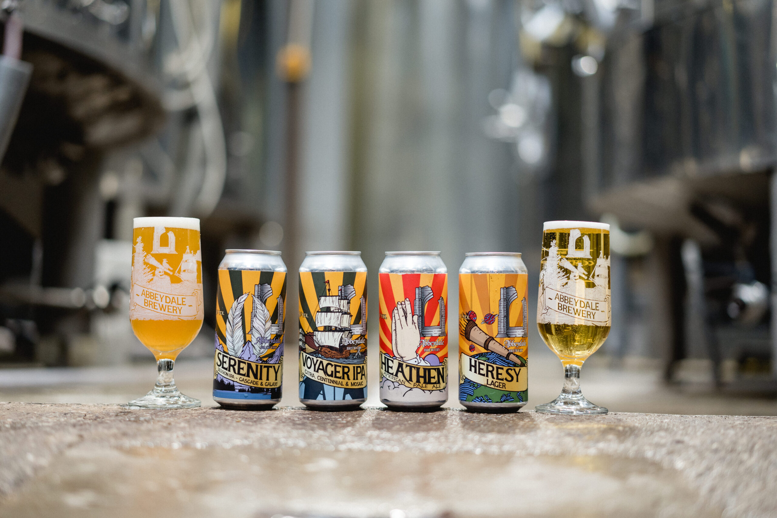 Abbeydale Brewery Brewers Emporium cans with beers credit Mark Newton (1)